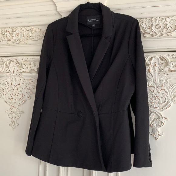 Eloquii black blazer - Picture 1 of 7